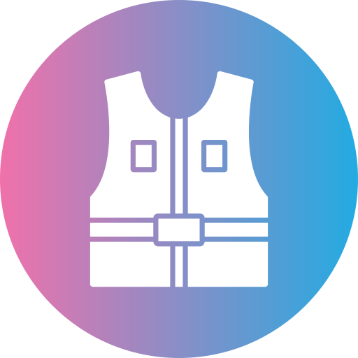 High visibility vest Generic gradient fill icon