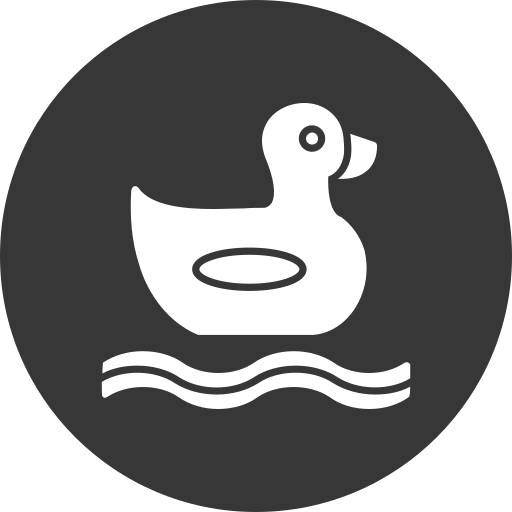 Duck Generic black fill icon