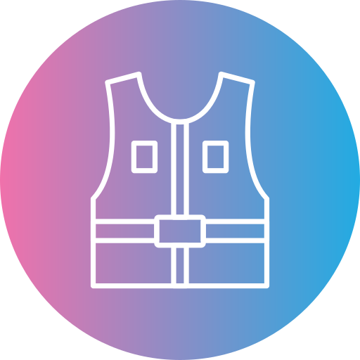 High visibility vest Generic gradient fill icon