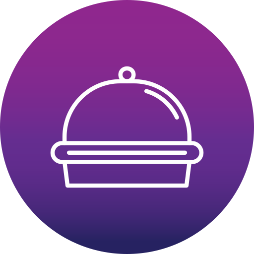 Food tray Generic gradient fill icon