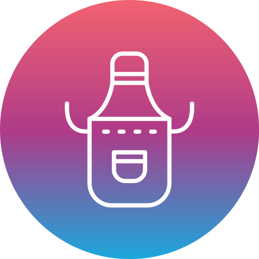 delantal Generic gradient fill icono