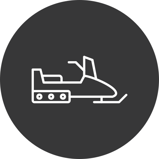 Snowmobile Generic black fill icon