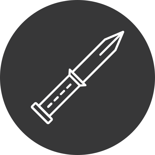 Knife Generic black fill icon