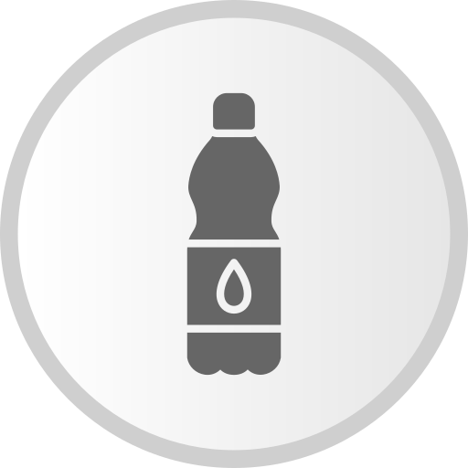 butelka wody Generic gradient fill ikona
