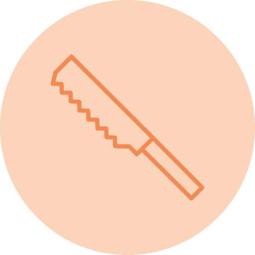 coltello Generic color fill icona