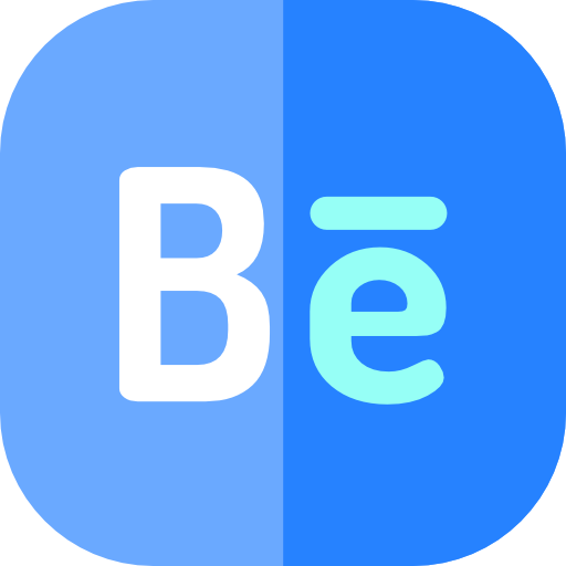 behance Basic Rounded Flat icona