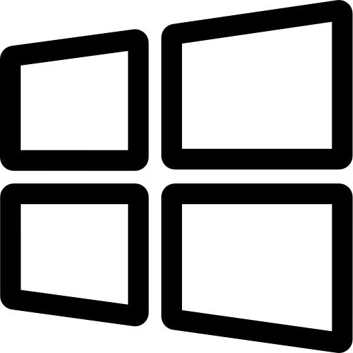 윈도우 Basic Rounded Lineal icon