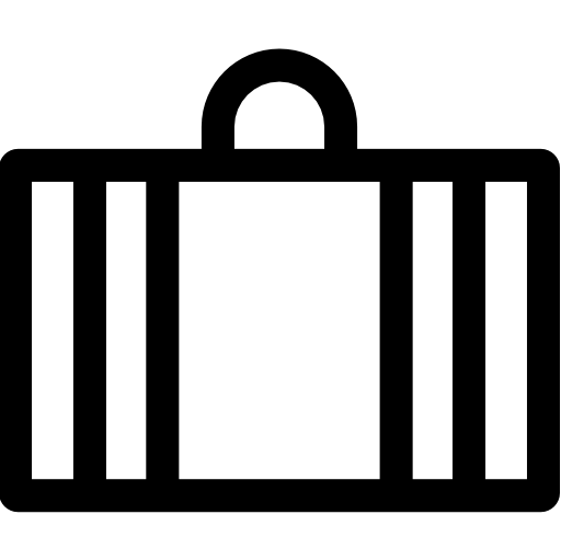 Чемодан Basic Rounded Lineal иконка