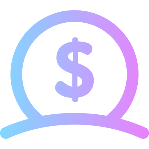 geld Super Basic Rounded Gradient icoon