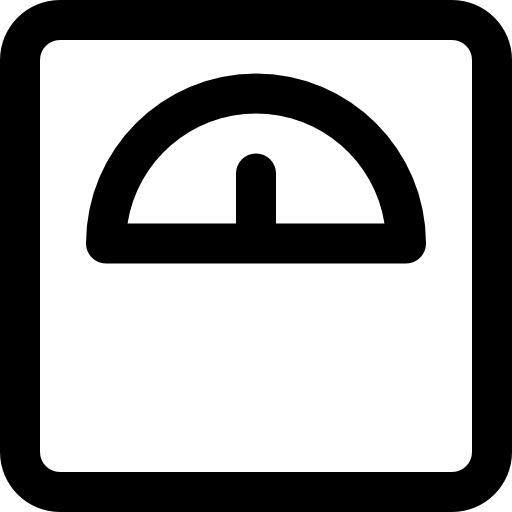 escala Super Basic Rounded Lineal icono