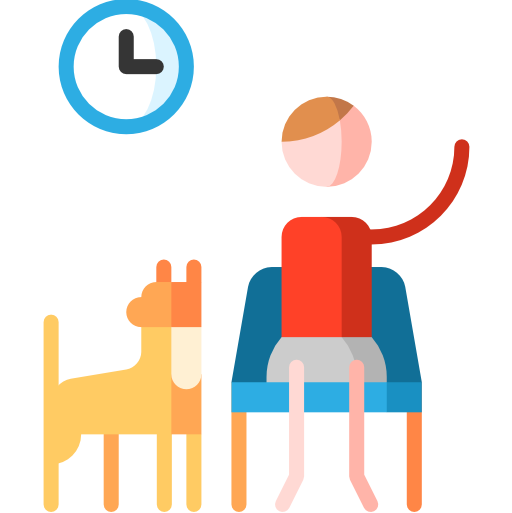 wartezimmer Puppet Characters Flat icon