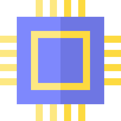 Cpu Basic Straight Flat icon