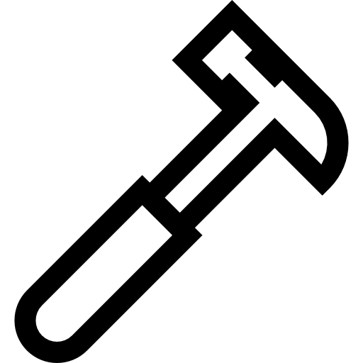 Молоток Basic Straight Lineal иконка