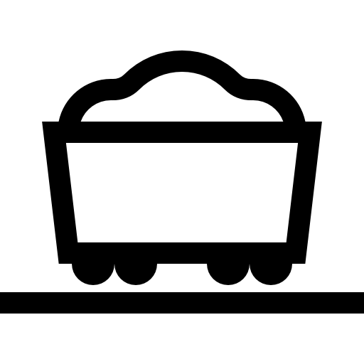 carvão Basic Straight Lineal Ícone