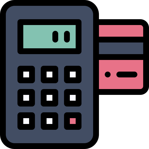 Card payment Detailed Rounded Lineal color icon