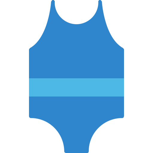 kostium kąpielowy Generic color fill ikona