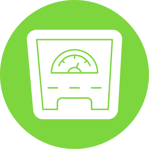 Weight scale Generic color fill icon