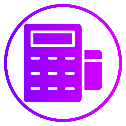 Cashless payment Generic gradient fill icon