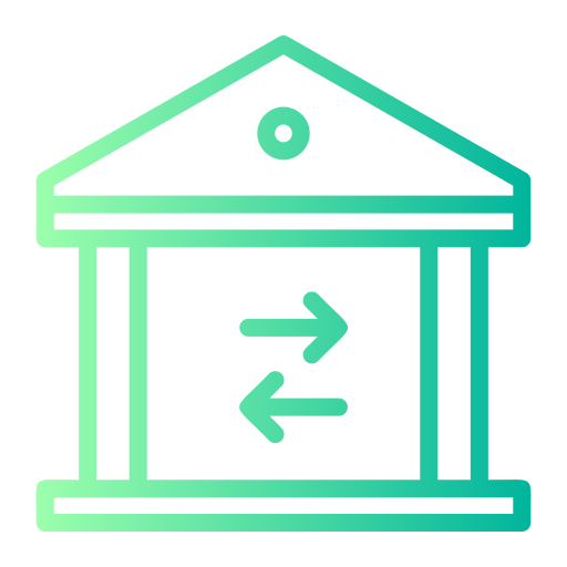 trasferimento bancario Generic gradient outline icona