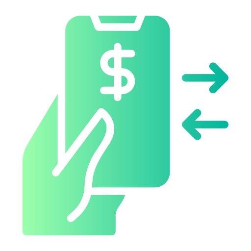 Online money Generic gradient fill icon