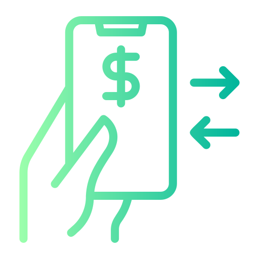 online geld Generic gradient outline icoon