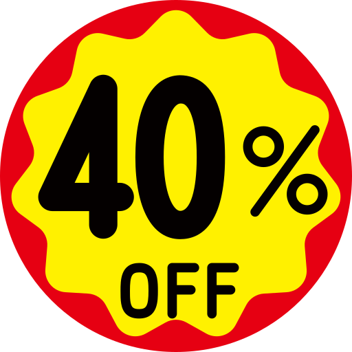 Discount badge Generic color fill icon