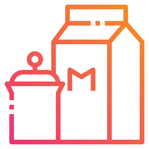 Молоко Mangsaabguru Lineal Gradient иконка