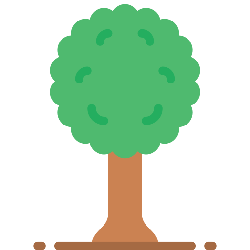 arbre Basic Miscellany Flat Icône