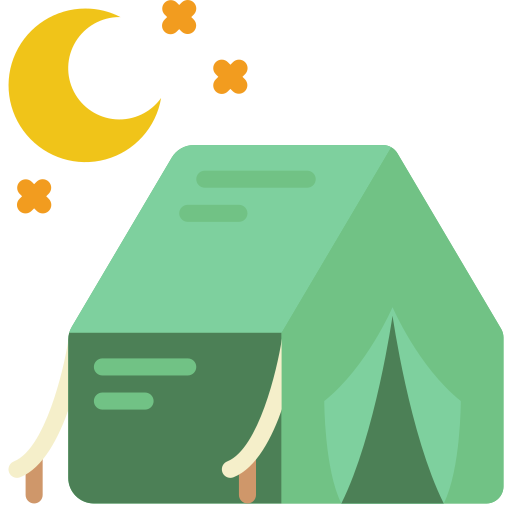 Tent Basic Miscellany Flat icon