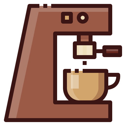 kaffeemaschine Mangsaabguru Lineal Color icon