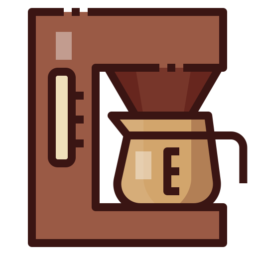 maszyna do kawy Mangsaabguru Lineal Color ikona