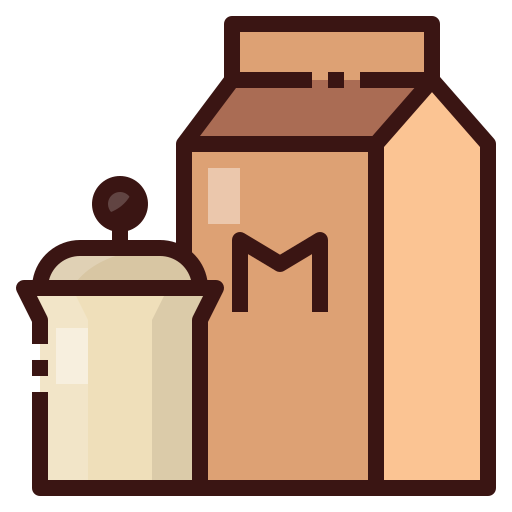 Milk Mangsaabguru Lineal Color icon