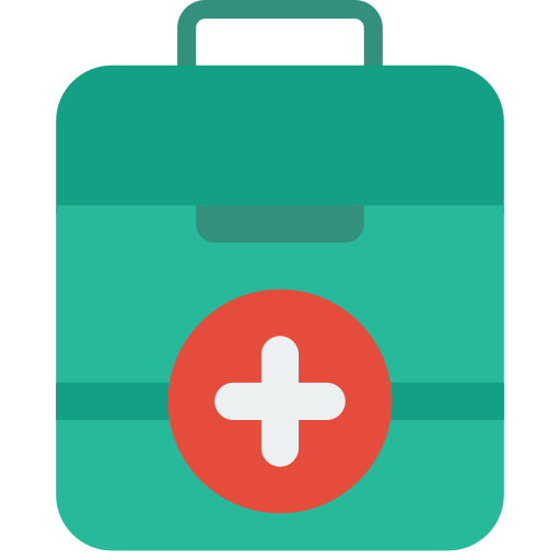 First aid kit Basic Miscellany Flat icon