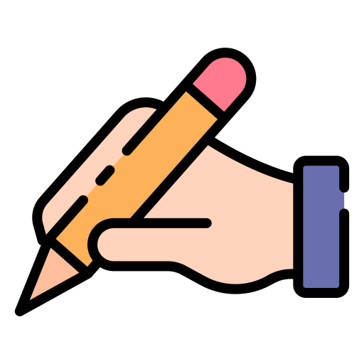 Handwriting Good Ware Lineal Color icon