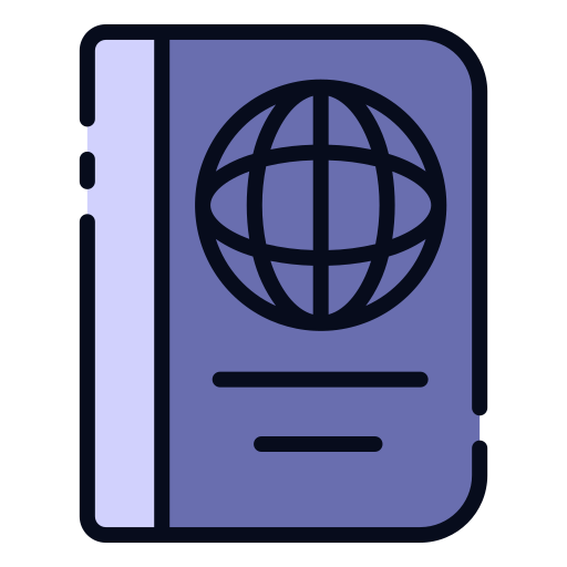 passaporto Good Ware Lineal Color icona