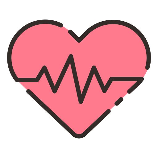 Heart rate Good Ware Lineal Color icon