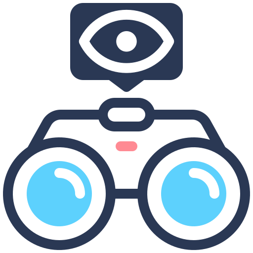 Binocular Generic color lineal-color icon