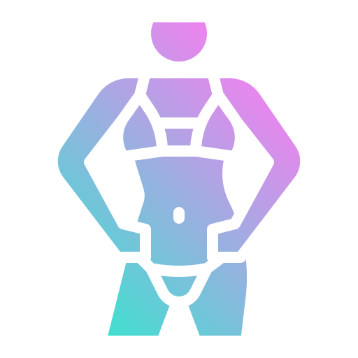 bikini Generic gradient outline icona