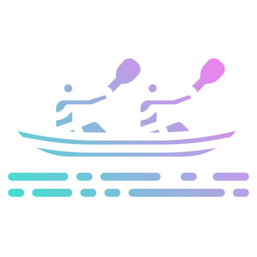Canoe Generic gradient outline icon