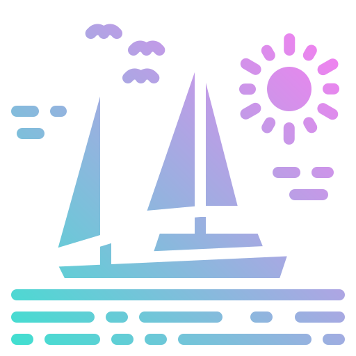 Sailing Generic gradient outline icon