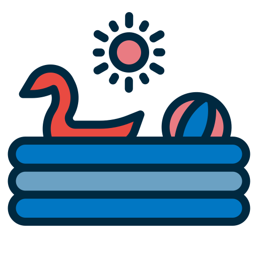 piscina di gomma Generic color outline icona