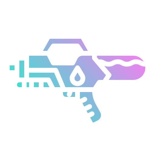 Водный пистолет Generic gradient outline иконка