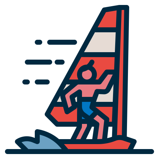 windsurf Generic color outline icono