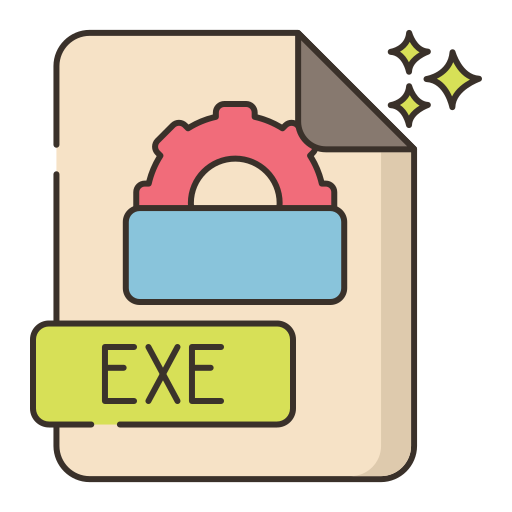 exe Flaticons Lineal Color icon