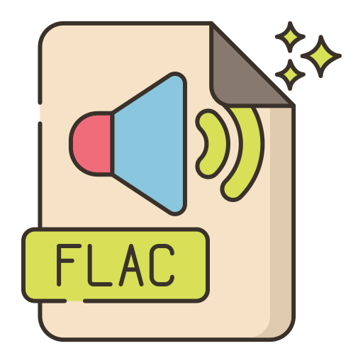 flac Flaticons Lineal Color icona