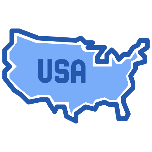 Usa Generic color lineal-color icon