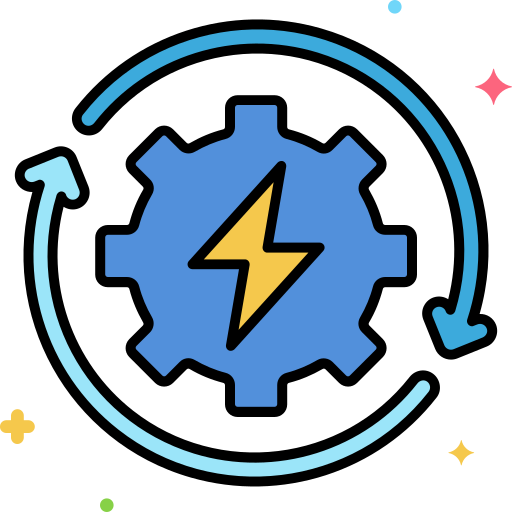 energiemanagement Flaticons Lineal Color icon