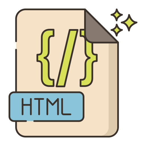 html Flaticons Lineal Color icona