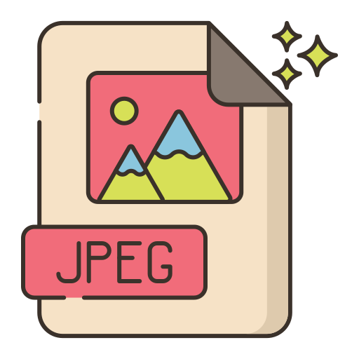 jpeg Flaticons Lineal Color icon
