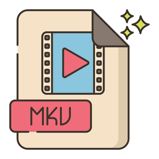 mkv Flaticons Lineal Color ikona